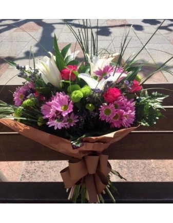 RAMO VARIADO TONOS ROSAS Y BLANCOS