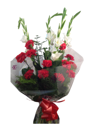 Ramo Claveles y Gladiolos