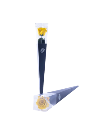 Rosa Preservada 50cm Amarillo