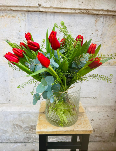 Ramo de Tulipanes - Naranja