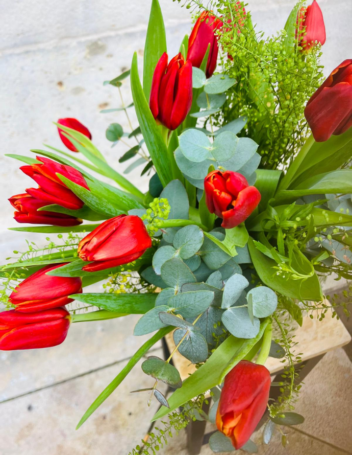 Ramo de Tulipanes - Naranja