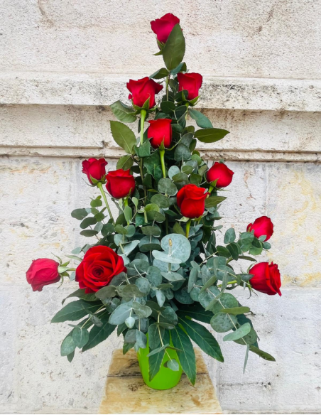 Centro 12 Rosas Rojas