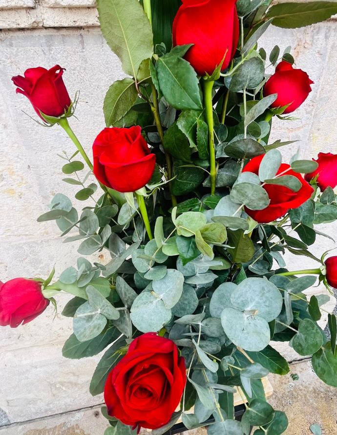 Centro 12 Rosas Rojas