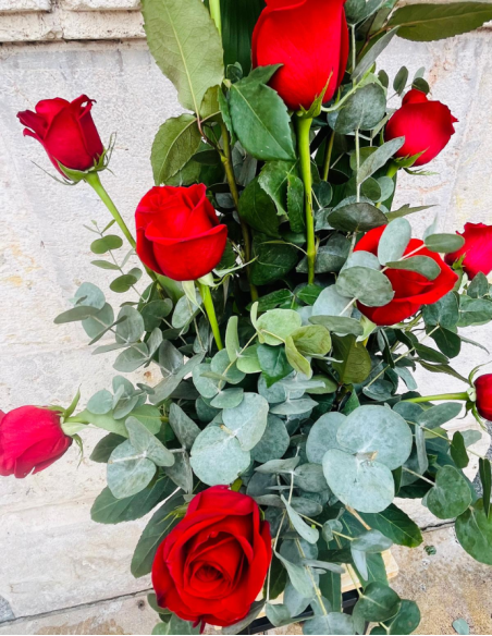 Centro 12 Rosas Rojas