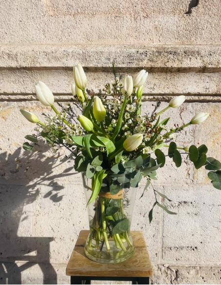 Ramo de Tulipanes - Blancos