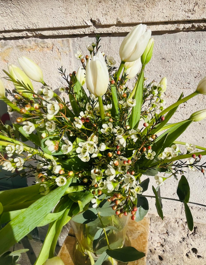 Ramo de Tulipanes - Blancos