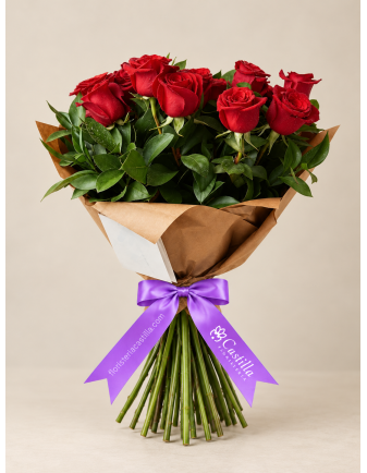Ramo 12 Rosas Rojas